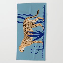 Cheetah number 1 Beach Towel