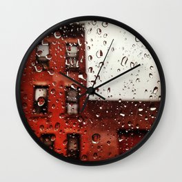 Rainy Day in Brooklyn Wall Clock