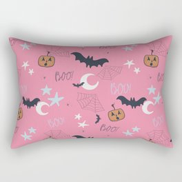 Pink Boo Seamless Rectangular Pillow