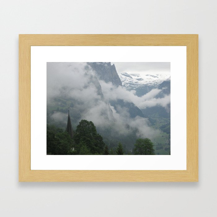 Falling Clouds 1 Framed Art Print