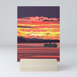 Ferry Ride Mini Art Print
