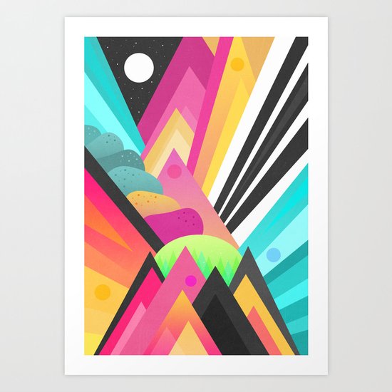 Space Garden Art Print