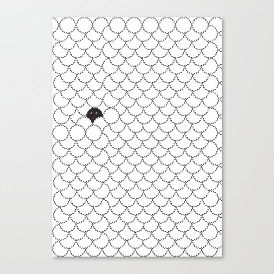 black sheep Canvas Print