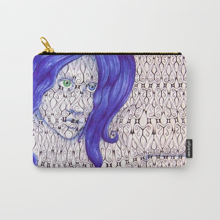 Tessellated Woman Carry-All Pouch