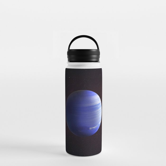 Neptune planet. Poster background illustration. Water Bottle