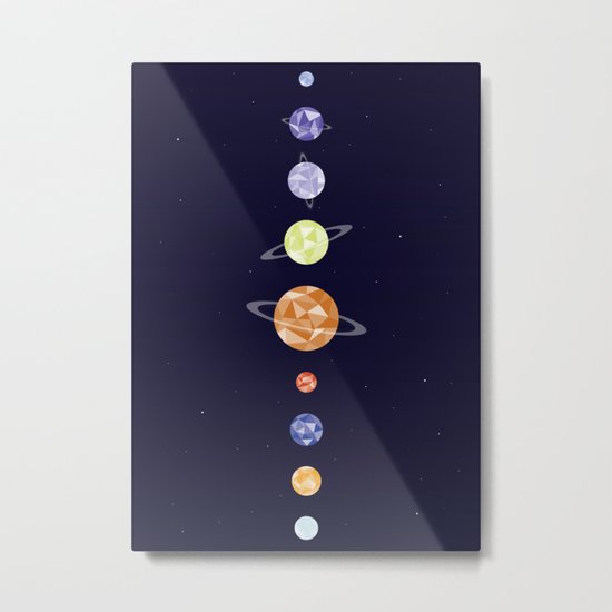 Planets Metal Print