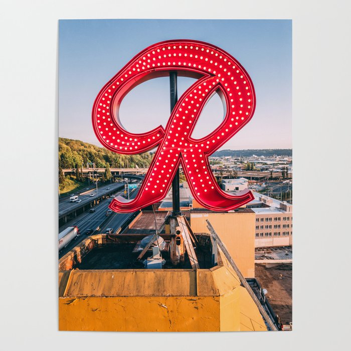 Rainier "R" Poster