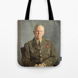 George C. Marshall Portrait - Thomas Edgar Stephens Tote Bag