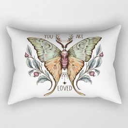 Moon moth magic  Rectangular Pillow