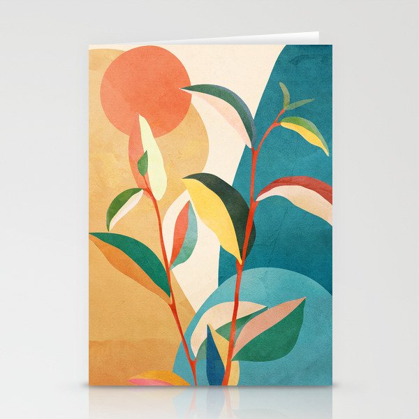 Colorful Branching Out 16 Stationery Cards