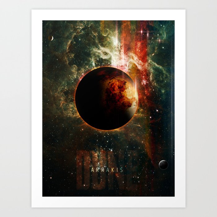 DUNE Planet Arrakis Poster Art Print