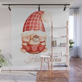 Dreaming of Hot Cocoa  Wall Mural