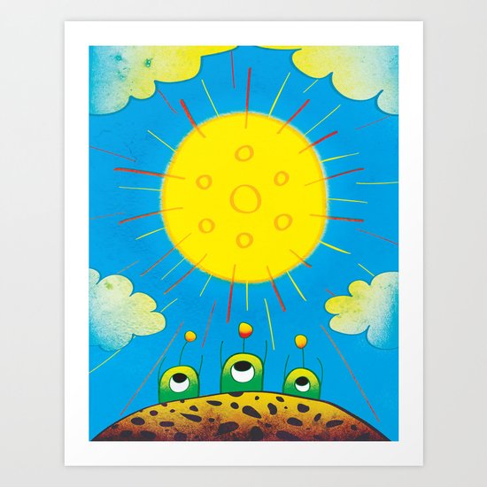 Solar Power Art Print