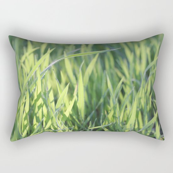 Green Paradise Rectangular Pillow