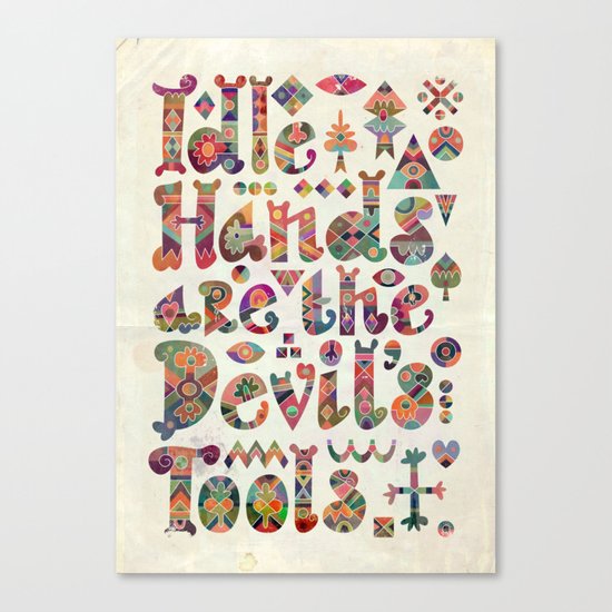 Devil's Tools Canvas Print