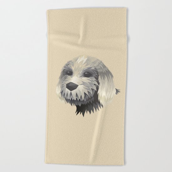 Cute Dog Beach Towel