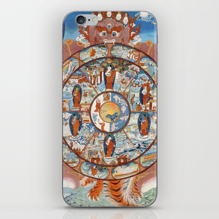 Wheel of Life Buddhist Thangka iPhone Skin