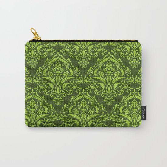 Halloween damask colors #3 Carry-All Pouch