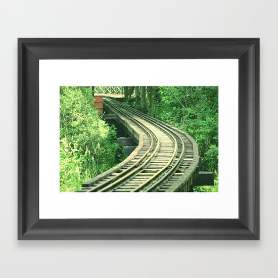 follow me Framed Art Print