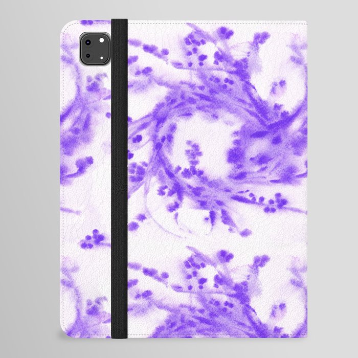 Watercolor purple bitersweet ornament iPad Folio Case