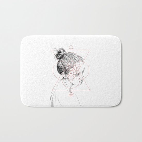 Face Facts II Bath Mat