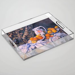 Paul Cezanne - Still Life with a Curtain Acrylic Tray