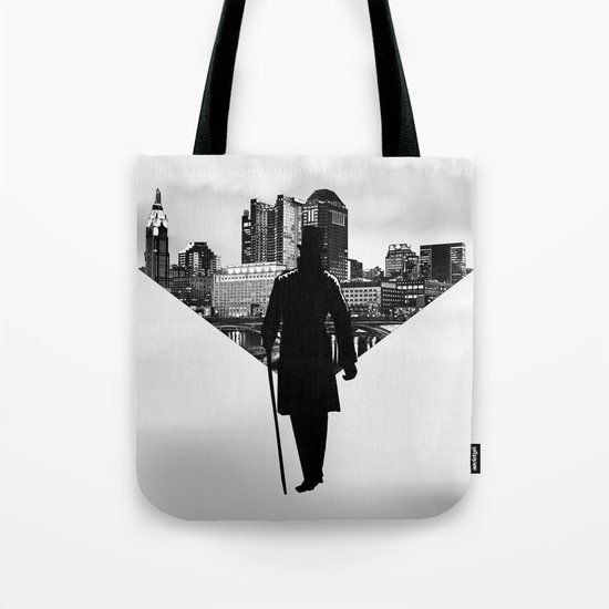 Gentleman walk Tote Bag