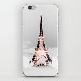 pariS Black & White + Pink copyright 2sweet4wordsDesigns iPhone Skin