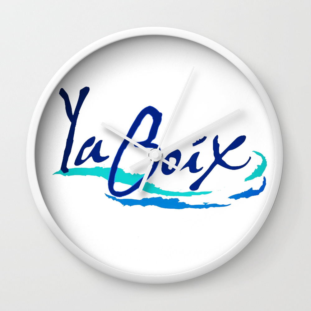 Ya Boix La Croix Wall Clock By Abramomazon Society6