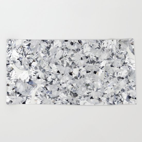 like diamonds in the sky Beach Towel