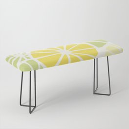 Lemon Slices Pattern Bench