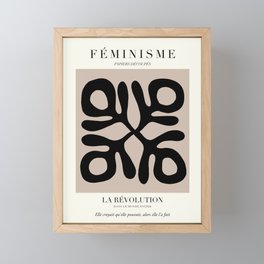 L'ART DU FÉMINISME X — Feminist Art — Matisse Exhibition Poster Framed Mini Art Print