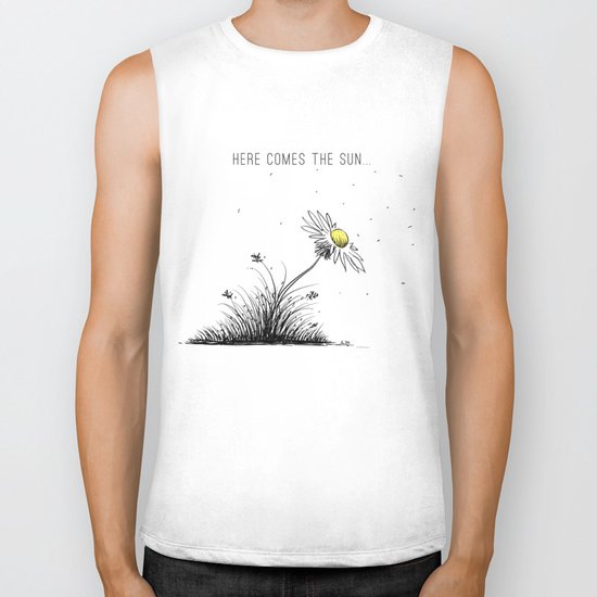 Here comes the sun Biker Tank