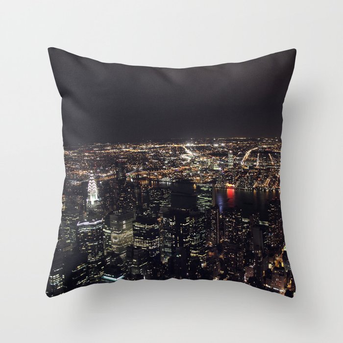 From the Empire State Building I Throw Pillow