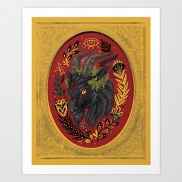 Guide Thy Hand Art Print | Gothic, Thevvitch, Satanic, Darkarts, Pattern, Guidethyhand, Curated, Darkart, Painting, Macabre 