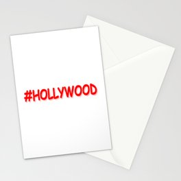 "#HOLLYWOOD" Cute Design. Buy Now Stationery Card