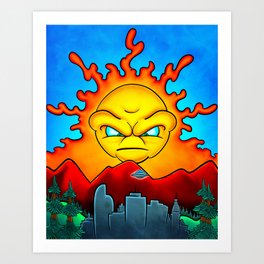 Sun City Art Print