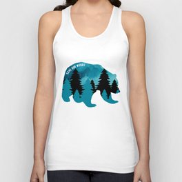 Climate Change Environmental Protection Bear Unisex Tank Top