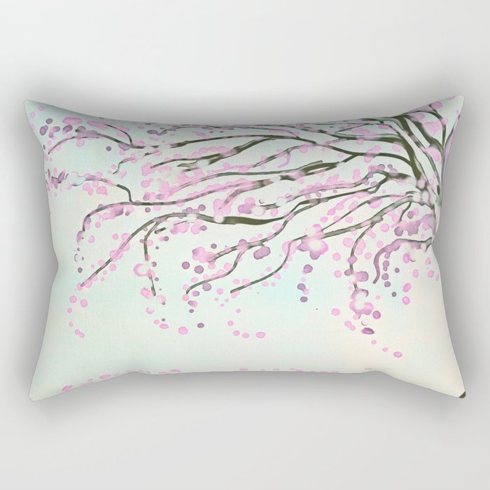 Cherry Tree Rectangular Pillow