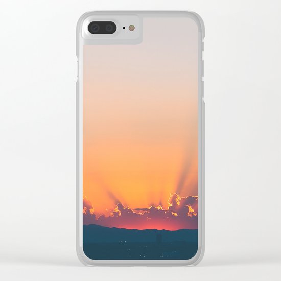Sunrise x Sunset Clear iPhone Case