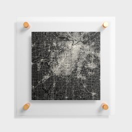 Overland Park - USA. City Map Floating Acrylic Print