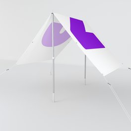 2 (Violet & White Number) Sun Shade