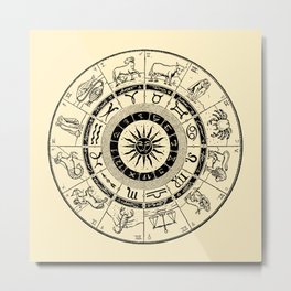 Hand Drawn Zodiac Map Metal Print | Taurus, Gemini, Drawing, Zodiacmap, Scorpio, Zodiacsigns, Astrologysigns, Zodiac, Starsigns, Sagittarius 