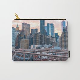 New York City Minimalism | Brooklyn Bridge | Travel Photography Carry-All Pouch