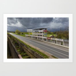 Reims-Gueux Race Circuit, France Art Print