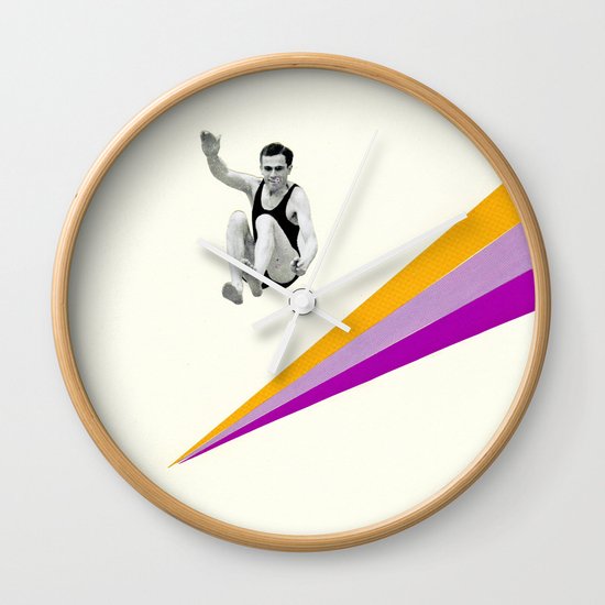 I Can Jump Higher Wall Clock