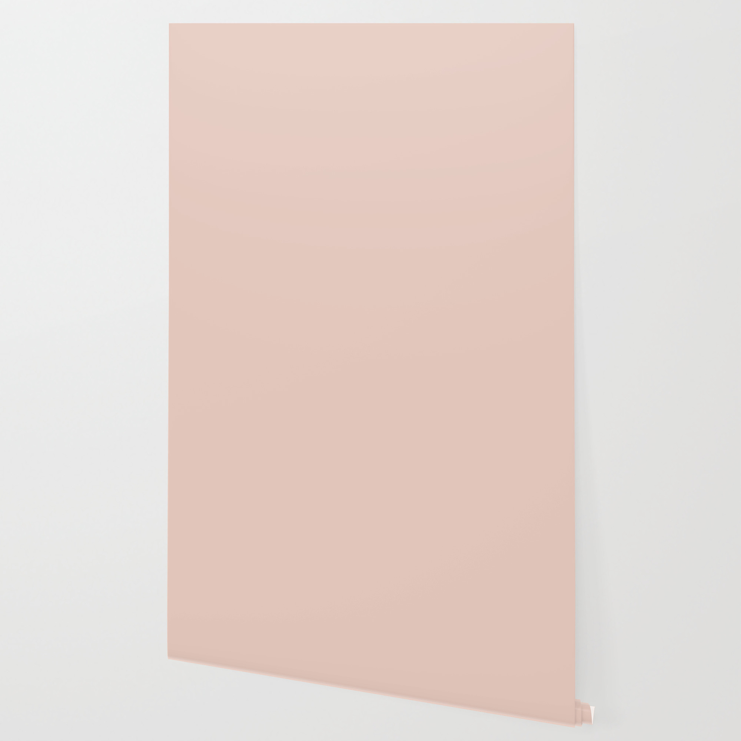 Vintage Rose Dusty Pink Linen Colour Blocks Solid Matte Wallpaper