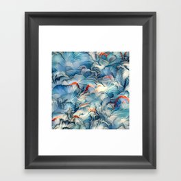 Cloud And Feather Art Collection Framed Art Print