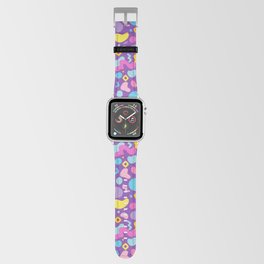 Multi-colored pattern in the Memphis style Apple Watch Band