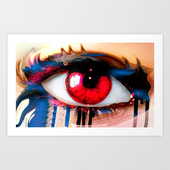 Window Of The Soul - Love Art Print